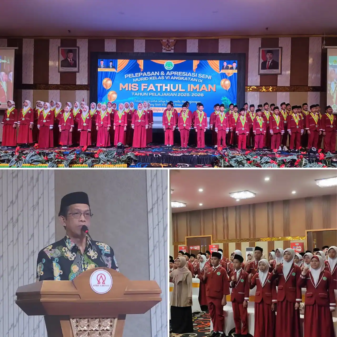 Penuh Haru dan Kebanggaan, 54 Murid MIS Fathul Iman Palangka Raya Ikuti Pelepasan Angkatan IX