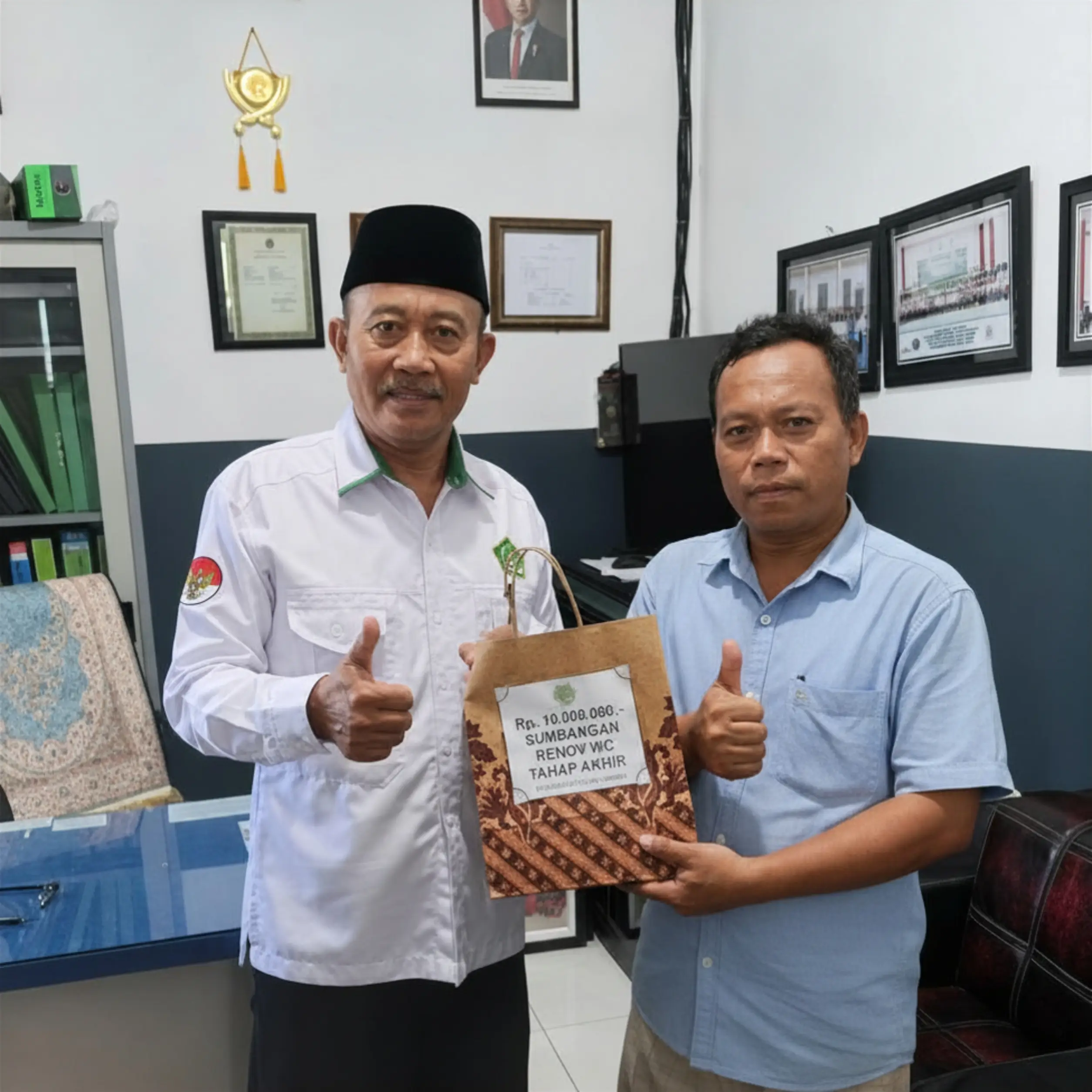 Mengalirkan Kebaikan untuk Fasilitas Umat, MIS Fathul Iman Kembali Berkontribusi